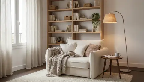 Aménager un coin lecture cosy et cocooning dans un appartement - TravauxChezMoi